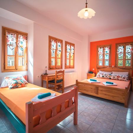 Orange House For Big Families In Damouchari - Delicious Houses Bagian luar foto