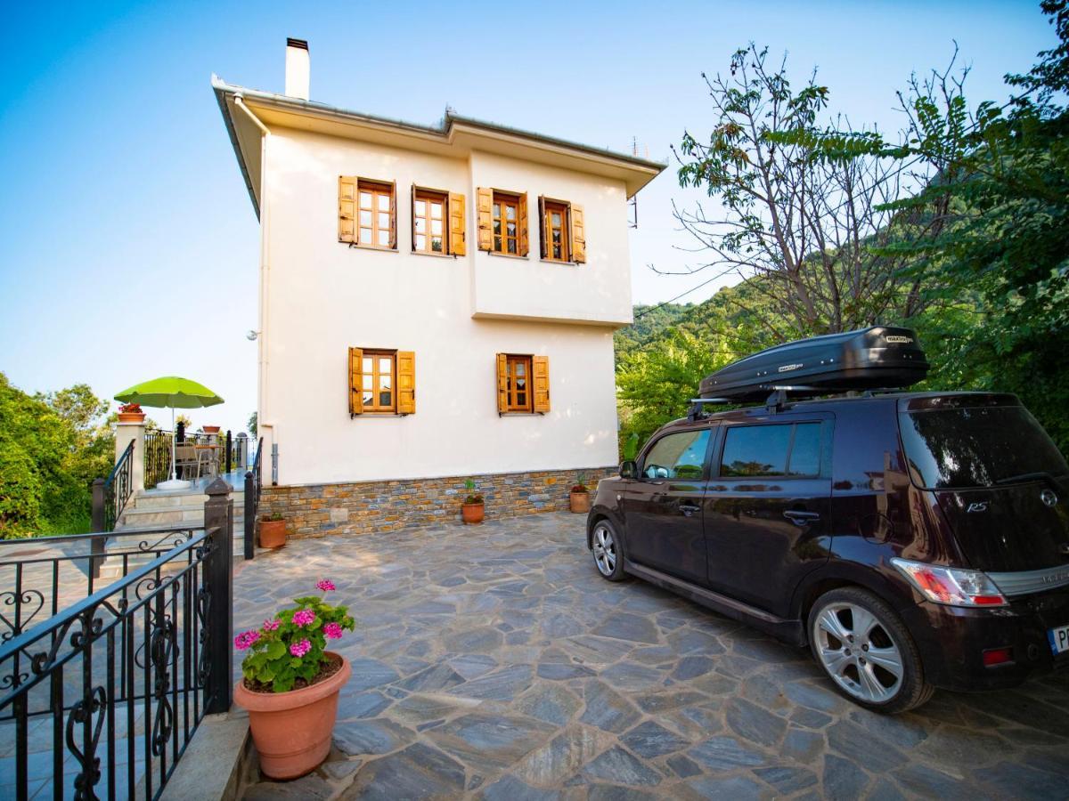 Orange House For Big Families In Damouchari - Delicious Houses Bagian luar foto